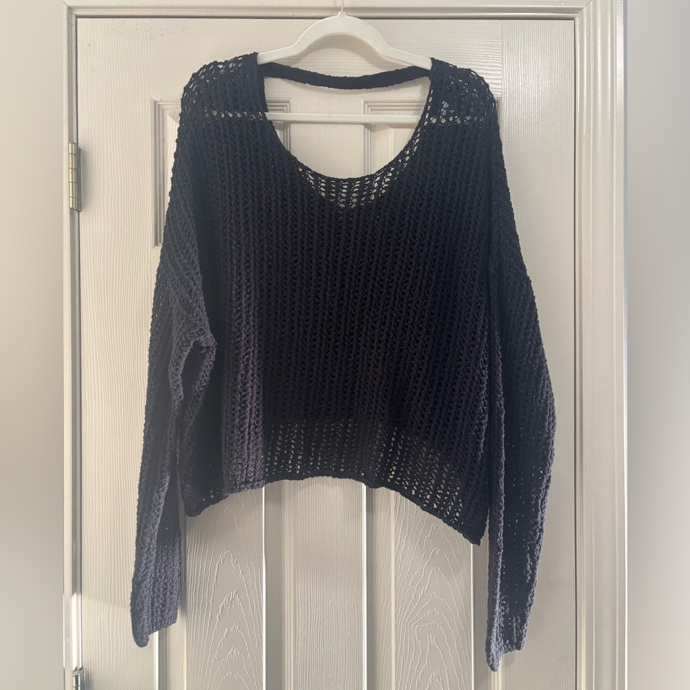 Francesca’s Black Knit Sweater